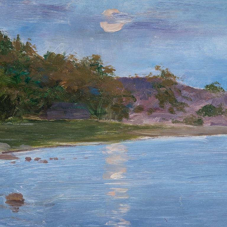 Hugo Birger, Coastal scene from Särö, on the west coast of Sweden.