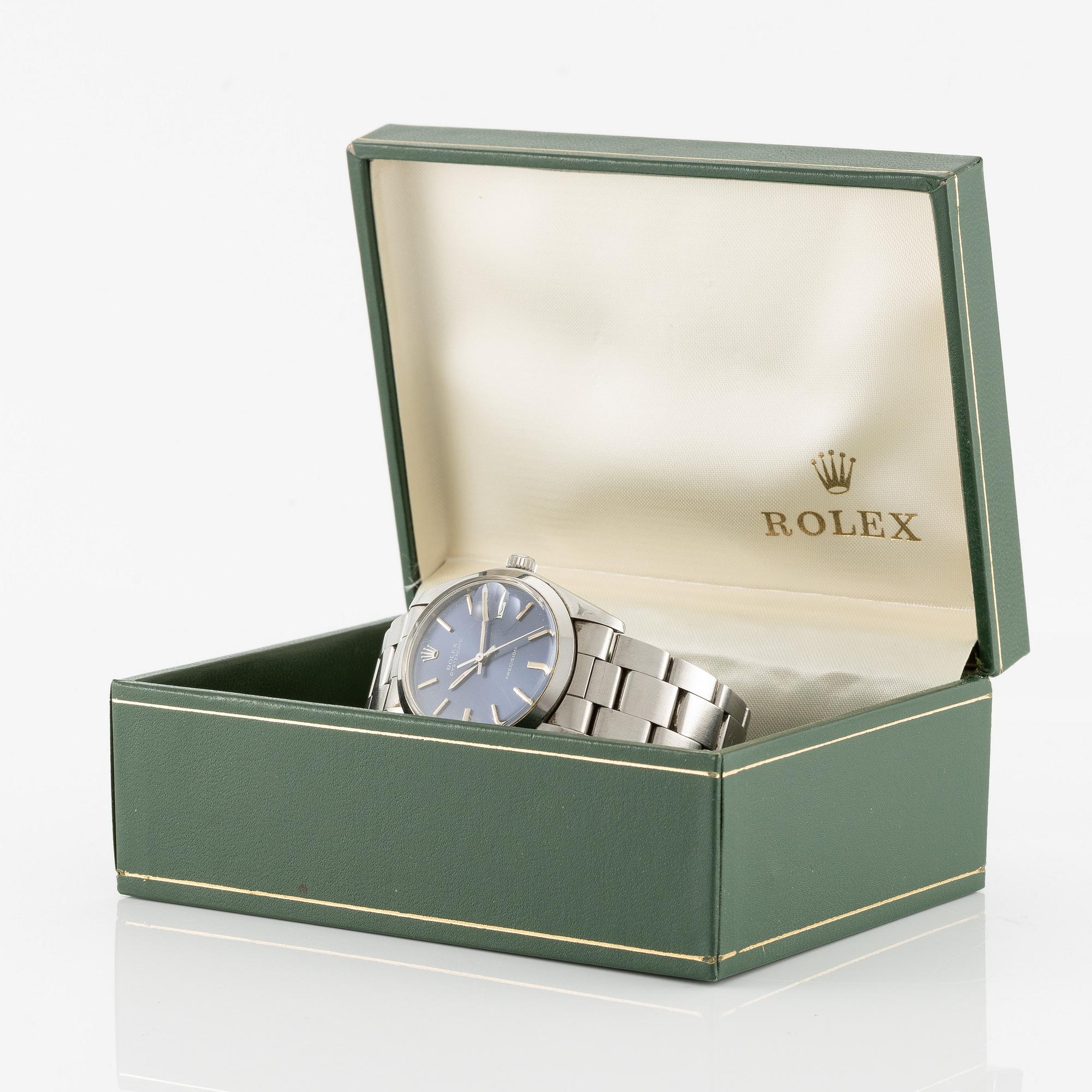 Rolex, Oysterdate, Precision, wristwatch, 34 mm.