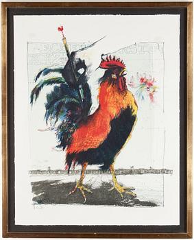 Bengt Landin · BENGT LANDIN, färglitografi, signerad EA-upplaga, daterad 1973