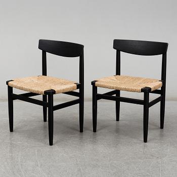 A pair of 'Øresund' chairs by Børge Mogensen, Karl Andersson & Söner, Huskvarna, Sweden.