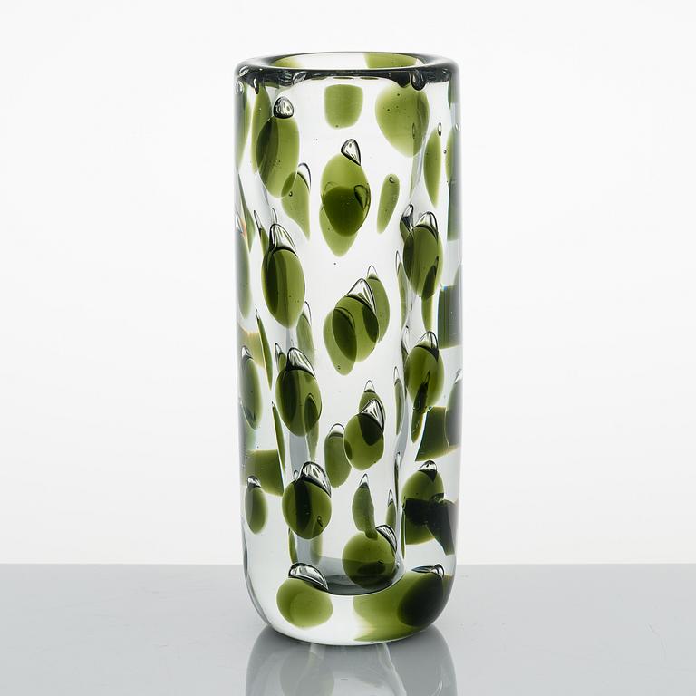 Saara Hopea, A 'Panther' vase, signed S. Hopea, Nuutajärvi Notsjö -55.