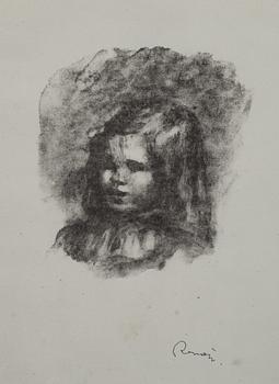 PIERRE-AUGUSTE RENOIR,litografi. Stämpelsignerad.