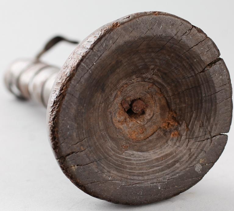 LJUSSTAKE, smide, 1700-tal.