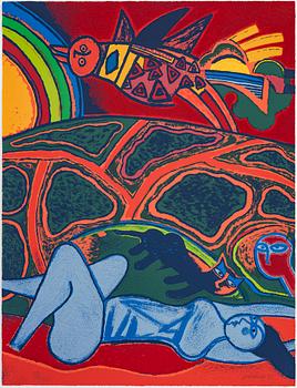 Beverloo Corneille, silkscreen in colours, 1995, signed VIII/XXV.