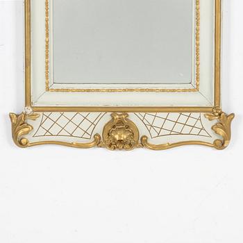 A neo rococo mirror, second half of the 19th century.