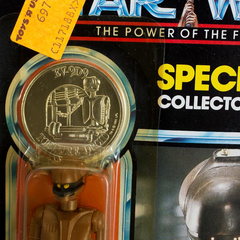 STAR WARS, Amanaman och EV-9D9 i förpackningar, Kenner, 1984.