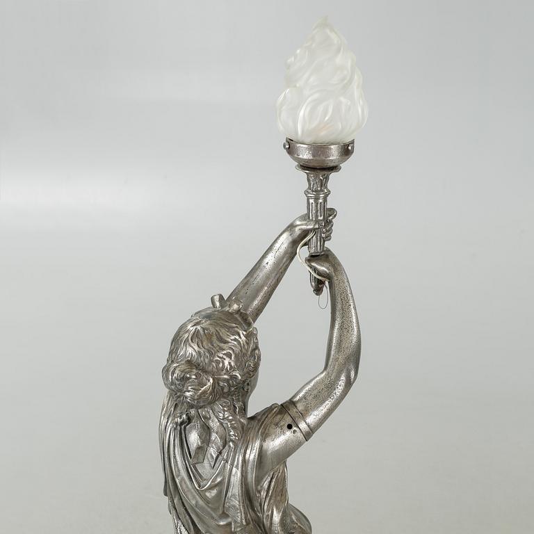 A 20th century floor lamp, after Antoine Durenne.