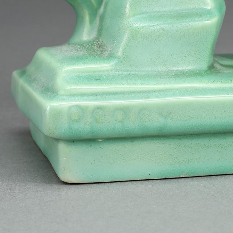 FIGURIN, flintgods, "Diana", Arthur Percy, Gefle Porslinsfabrik.