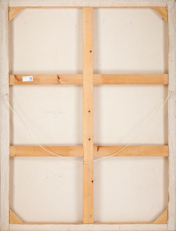 LENNART WALLIN, blandteknik på duk, signerad och daterad a tergo 1979.