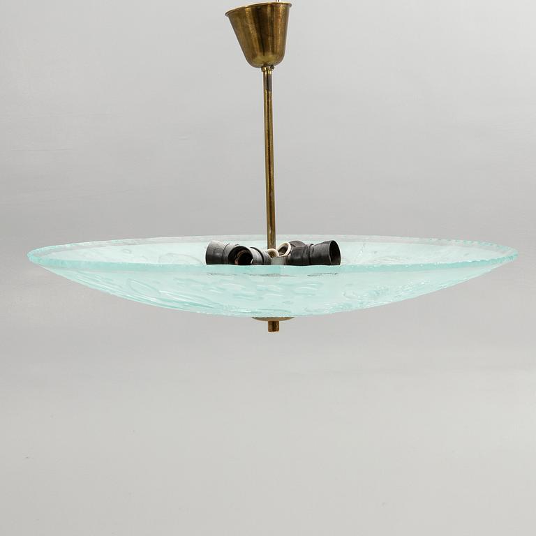 Ceiling lamp, Swedish Modern, Glössner, 1940s.