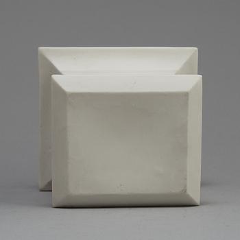 A PARIAN BASE, Gustafsberg, early 20th century.