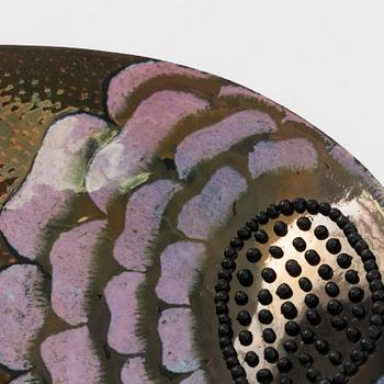 Birger Kaipiainen, dekorationsfat, keramik, signed Kaipiainen, Arabia.