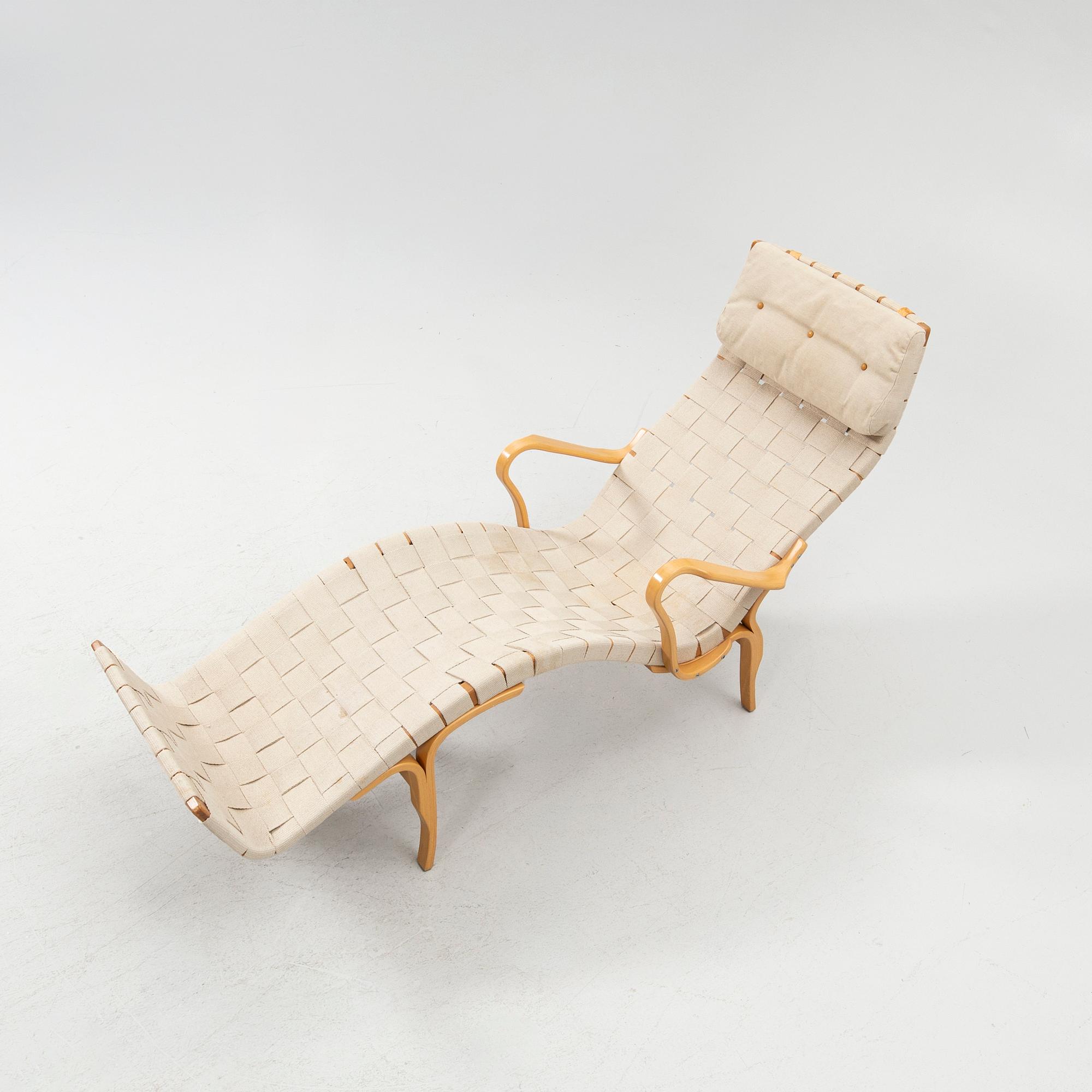 Bruno Mathsson, Lounge chair, “Pernilla 3”, Dux, second half of the 20th century.