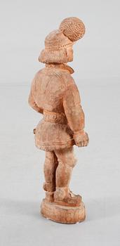 FIGURIN, terracotta. William Marklund, sign.