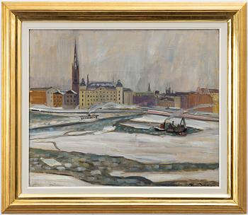 Gideon Börje, Vinter, Riddarholmen.