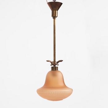 Harald Notini, Taklampa, modell ”6605”, Arvid Böhlmarks Lampfabrik 1930-tal.