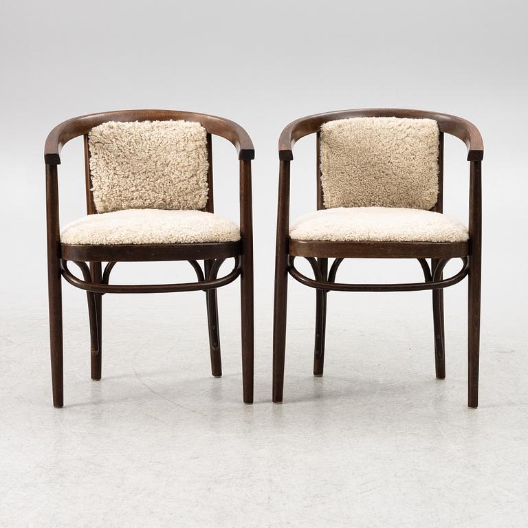 Karmstolar, ett par, 1900-talets andra hälft.