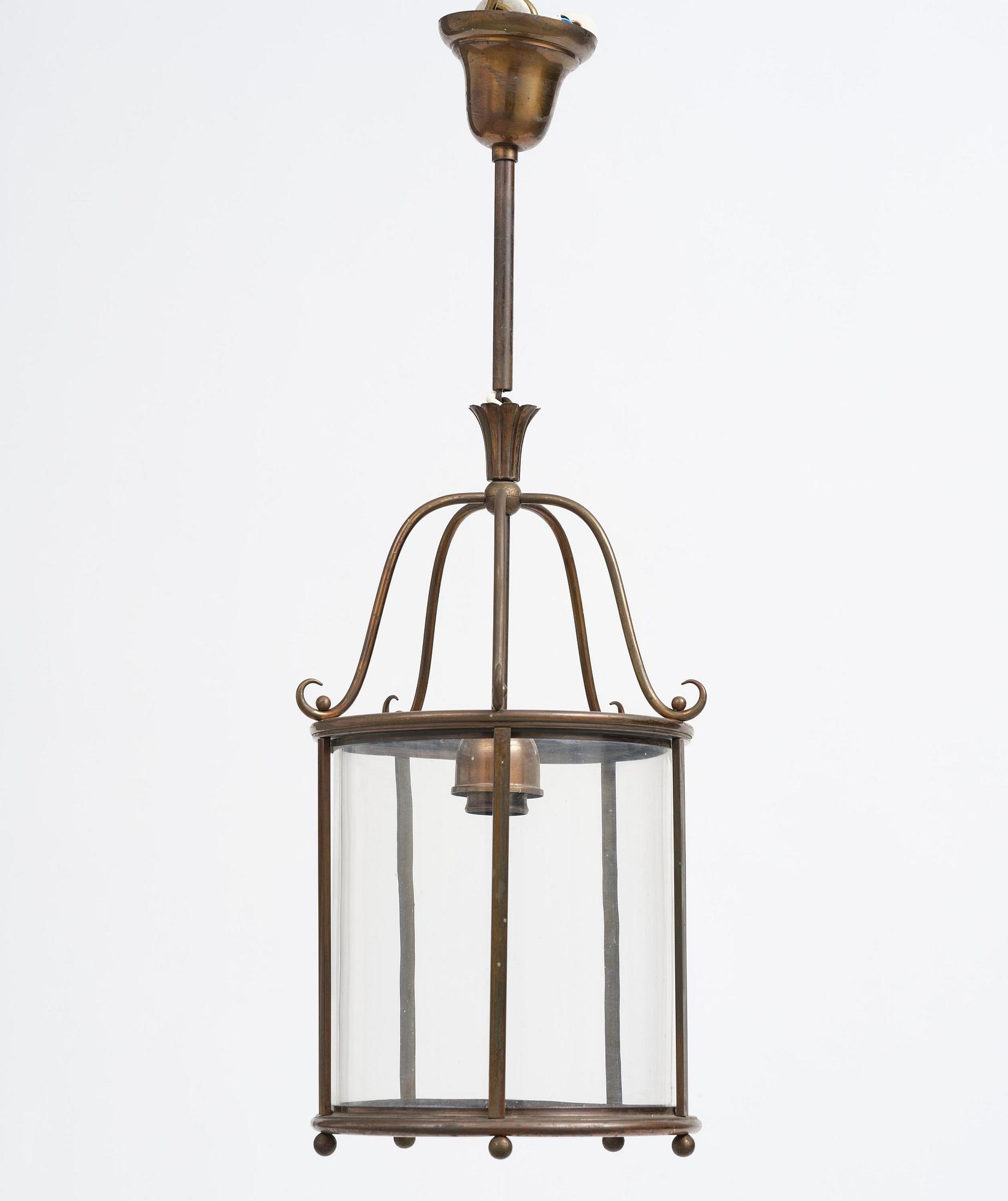 Harald Notini, a ceiling lamp model "6051", Arvid Böhlmarks Lampfabrik, Stockholm, 1920s-30s.