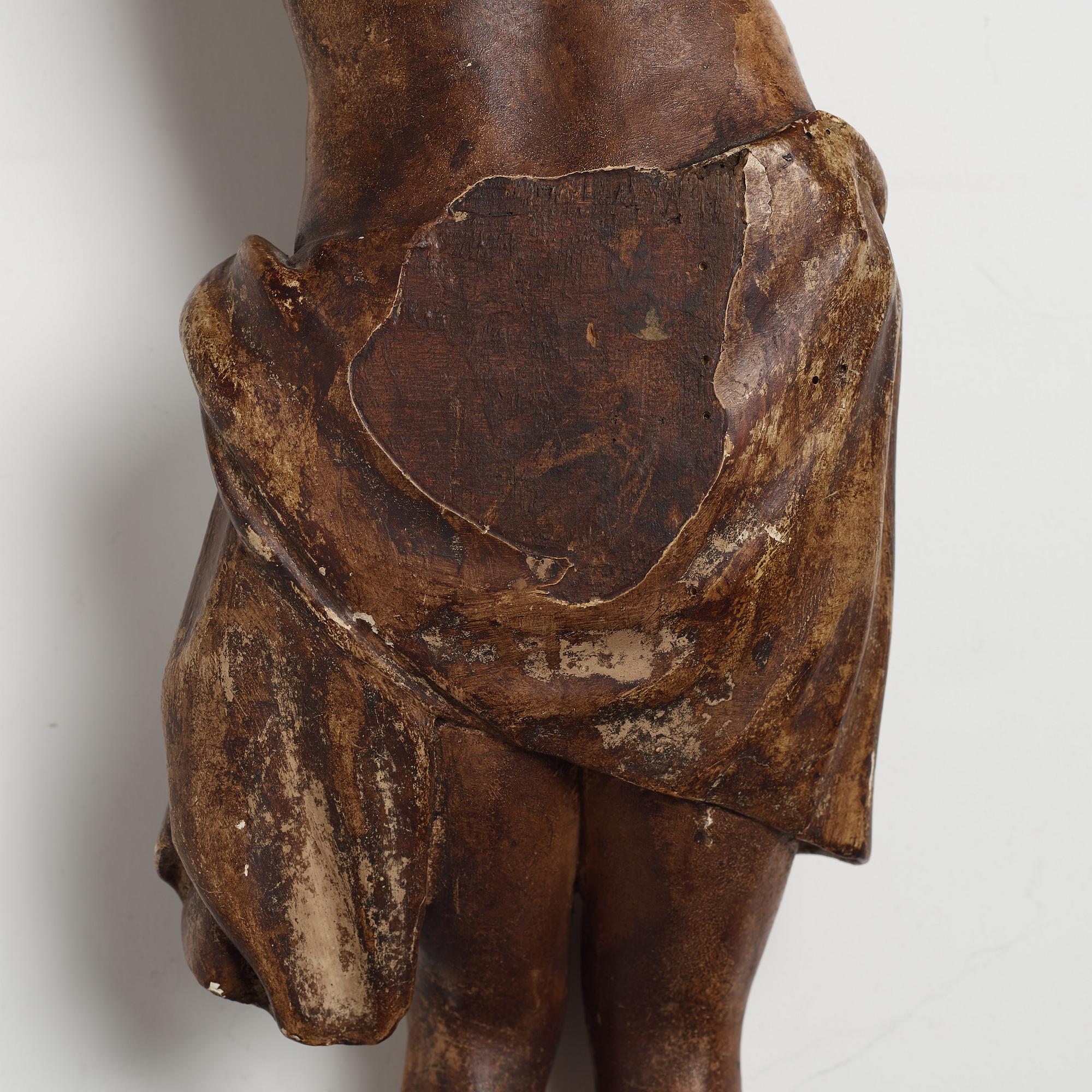 An 18th / 19th century wooden sculpture.