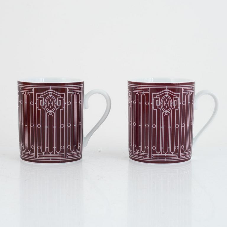 Hermès, mugs, a pair, "H Deco Mug".