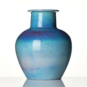 Sven Wejsfelt, a stoneware floor vase, Gustavsberg Studio 1983.