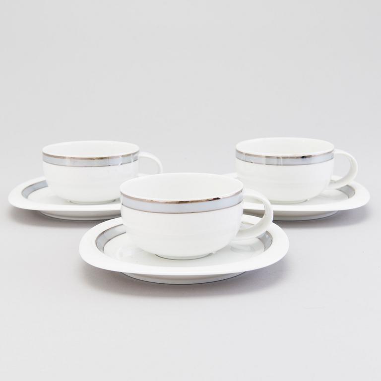 A 52-piece set of "Suomi"  tableware designed by Timo Saarpaneva 1976, for Rosenthal Studio-line.