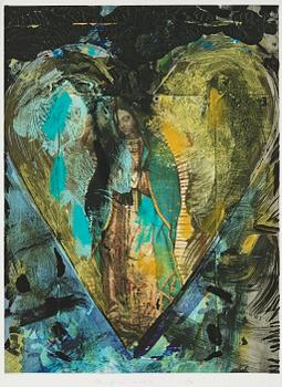 141. Jim Dine, "Turquoise Virgin" from the series “Hearts from Nikolaistrasse”.