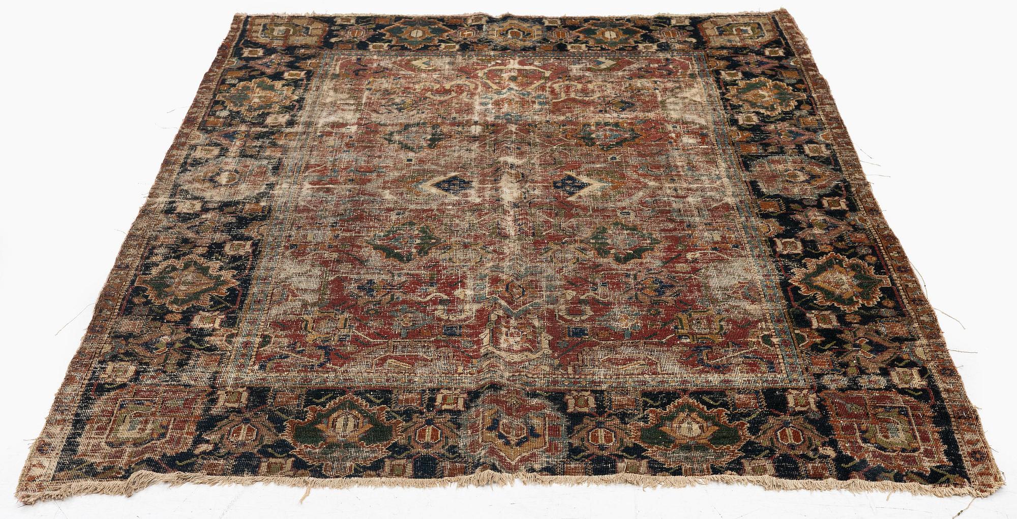 Matta, antik Deccan, Södra Indien, ca 178 x 130 cm.