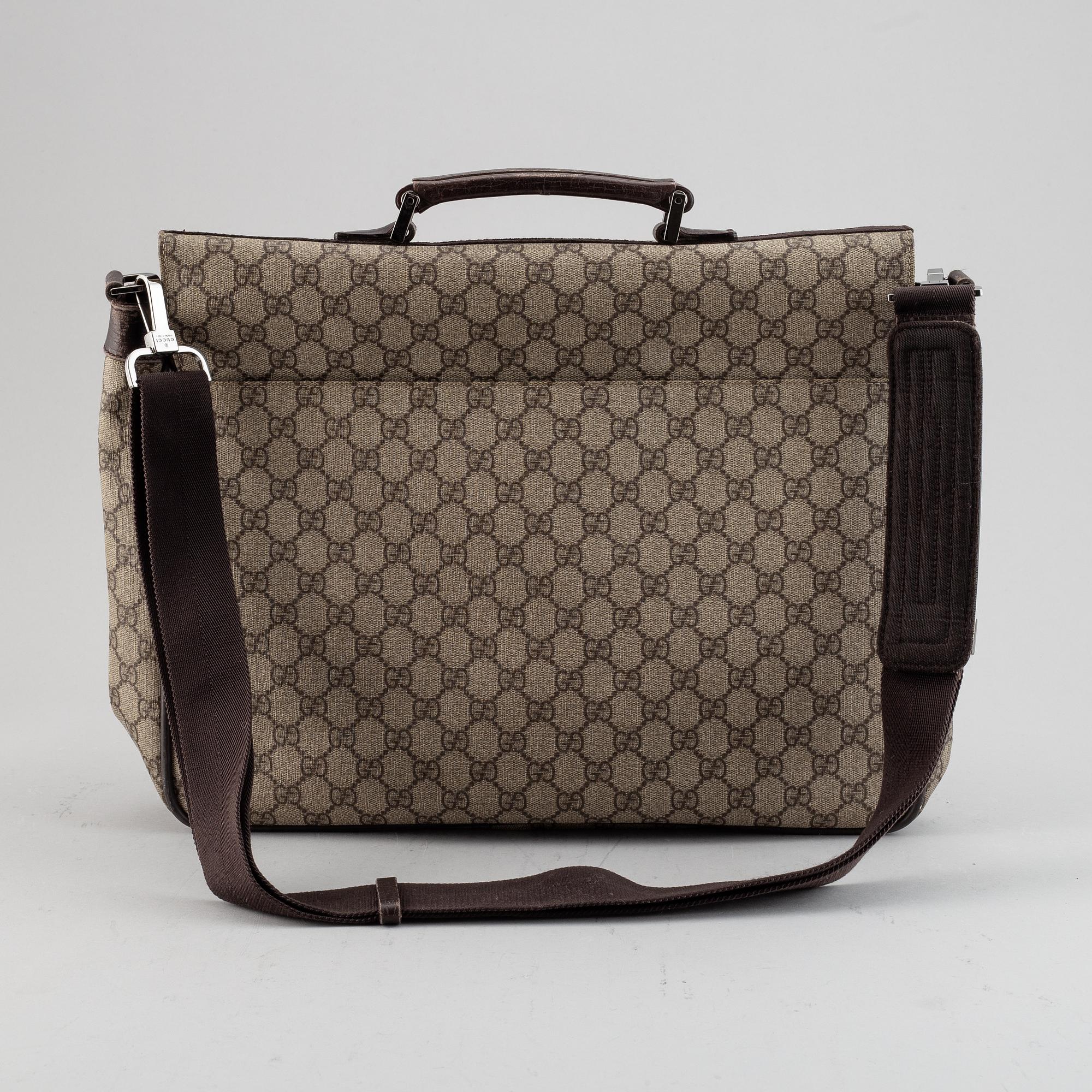 Gucci, a messenger bag.