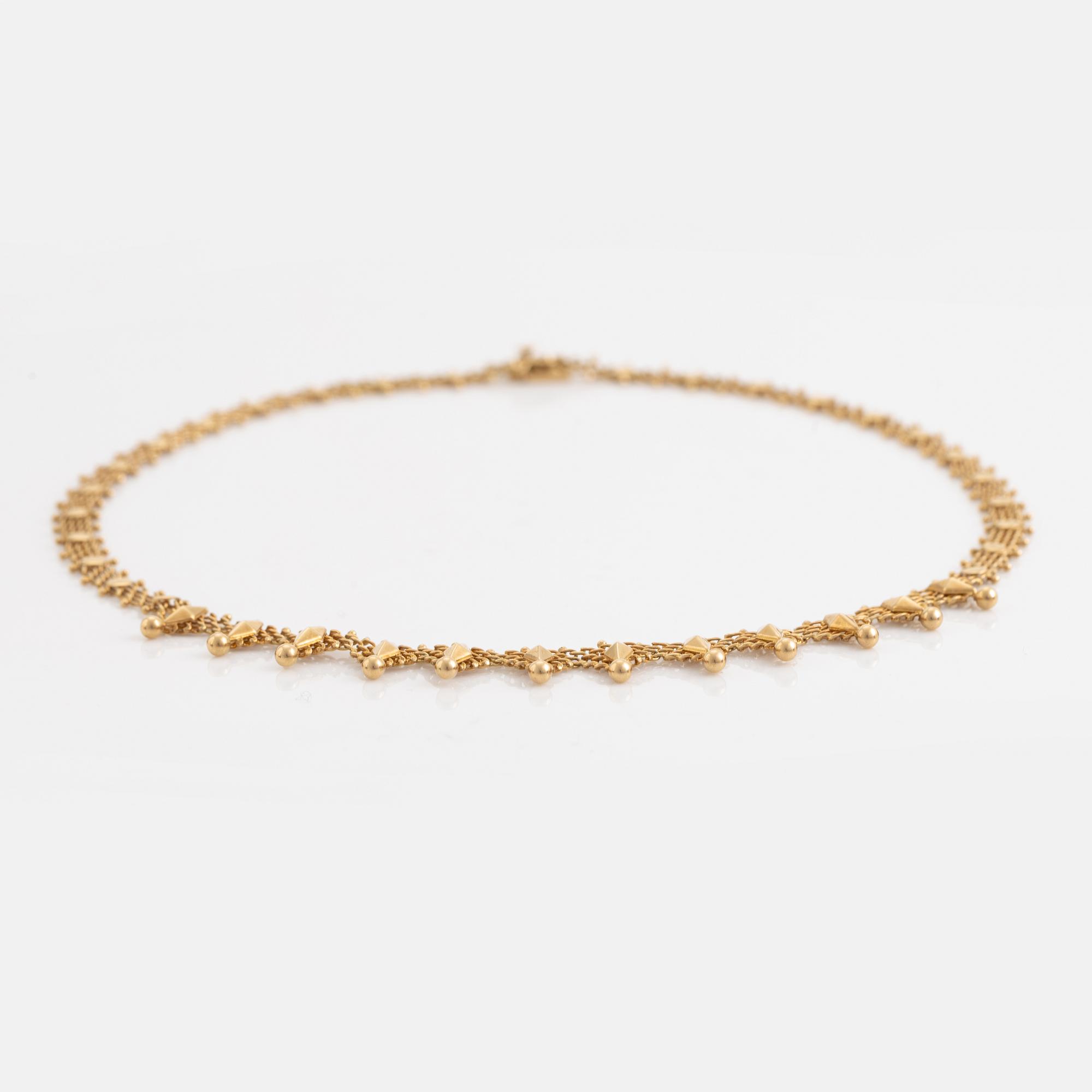 Collier 18K guld.