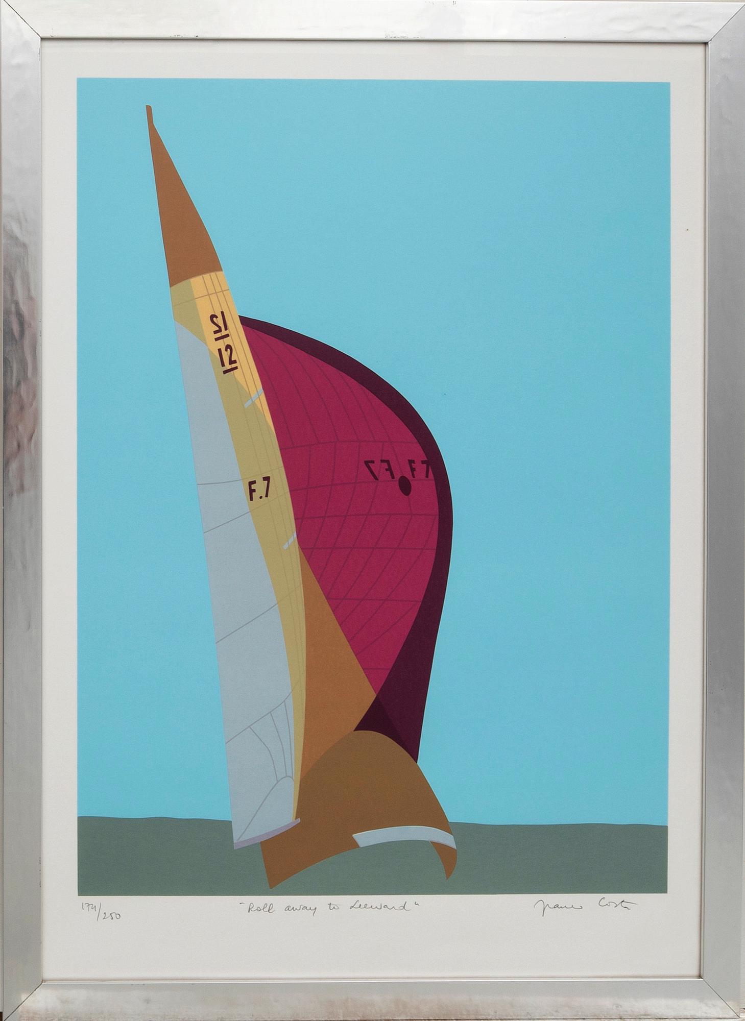 Franco Costa, litografi signerad och numrerad 174/250.