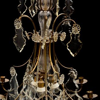 A first half of the 20th century rococo style chandelier.