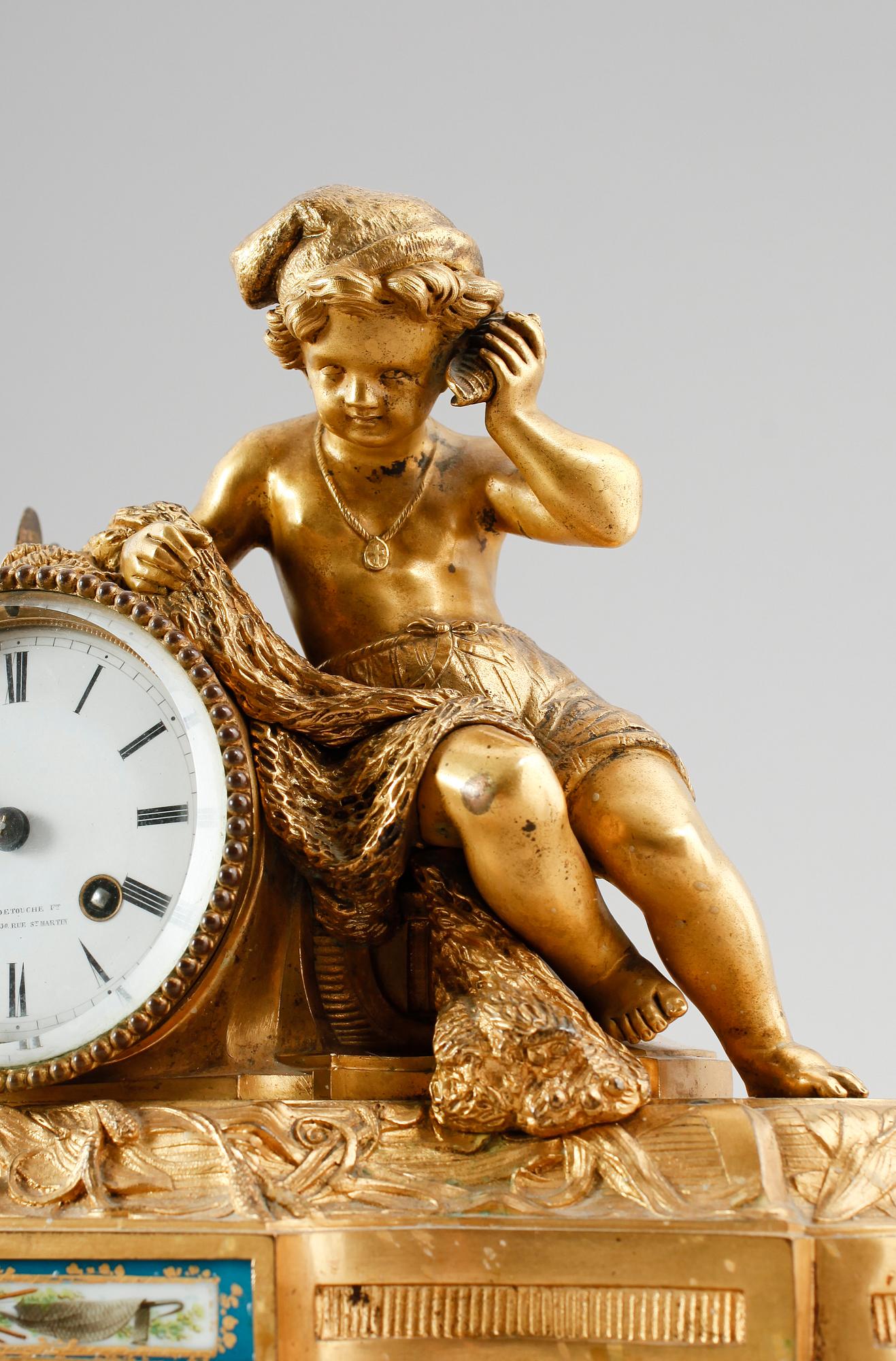 BORDSPENDYL, C Detouche, Frankrike, 1800-talets andra hälft.