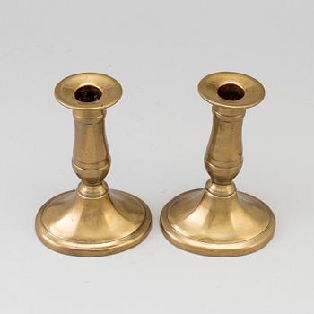 A pair of 19th century candlesticks.