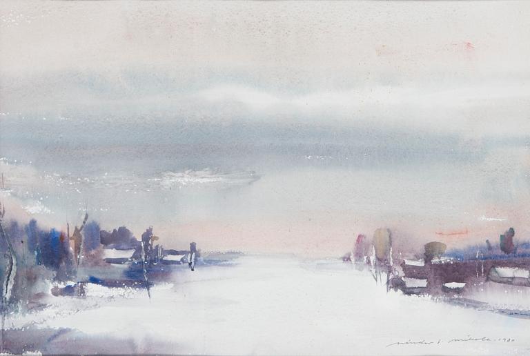 Nandor Mikola, Winter Landscape.