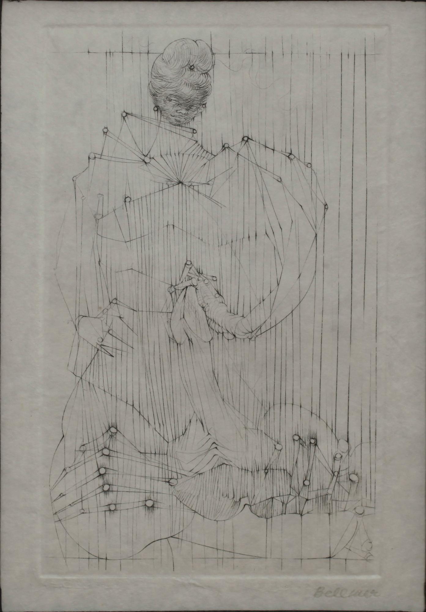 HANS BELLMER, etsning, sign.