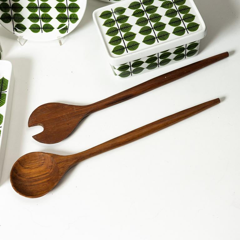 Stig Lindberg, servis, 81 delar, flintgods, "Berså", Gustavsberg.