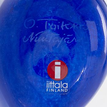 Oiva Toikka, lasilintuja, 3 kpl, signeerattu O. Toikka Nuutajärvi.