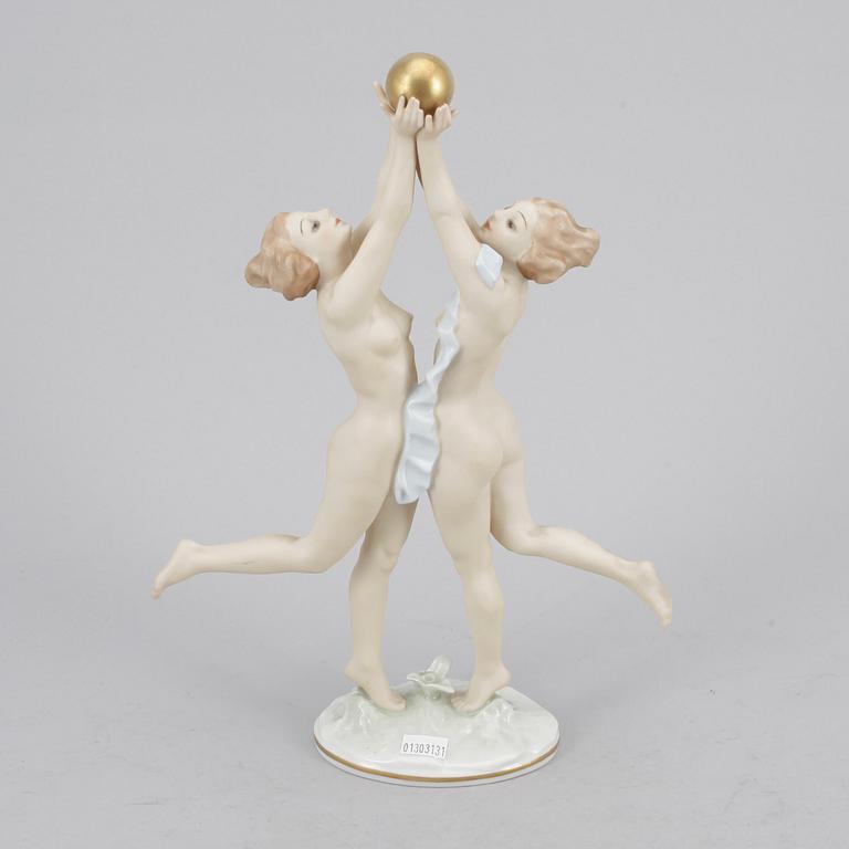 FIGURIN, porslin, Hutschenreuther, TYskland.