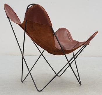 FÅTÖLJ, "Butterfly / Fladdermus /B.K.F-chair", 1900-talets mitt.