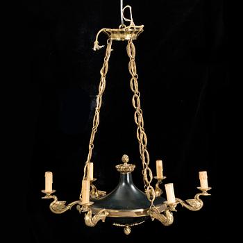 A French ceiling lamp, first half of the 20th century.