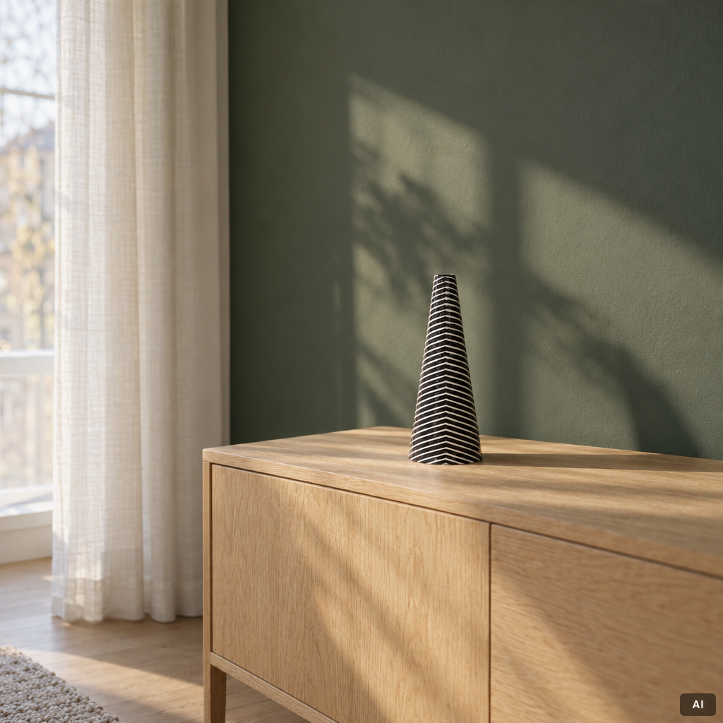 Stig Lindberg, Vase, “Domino”, Gustavsberg, latter half of the 20th century.