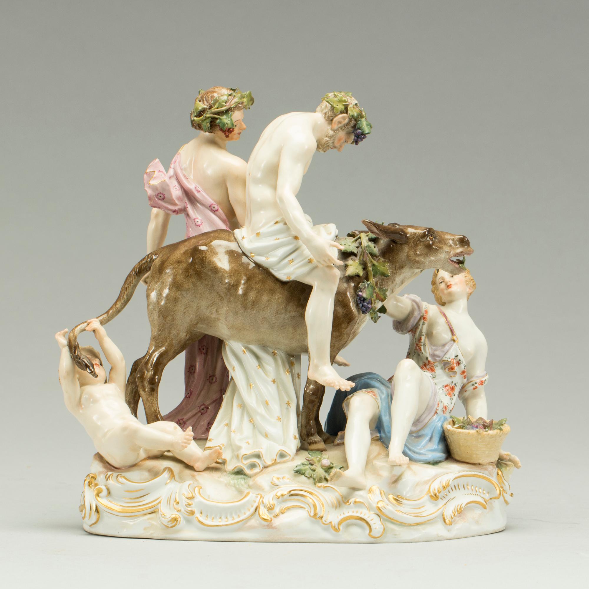FIGURGRUPP, porslin, Meissen, 1800/1900-tal.