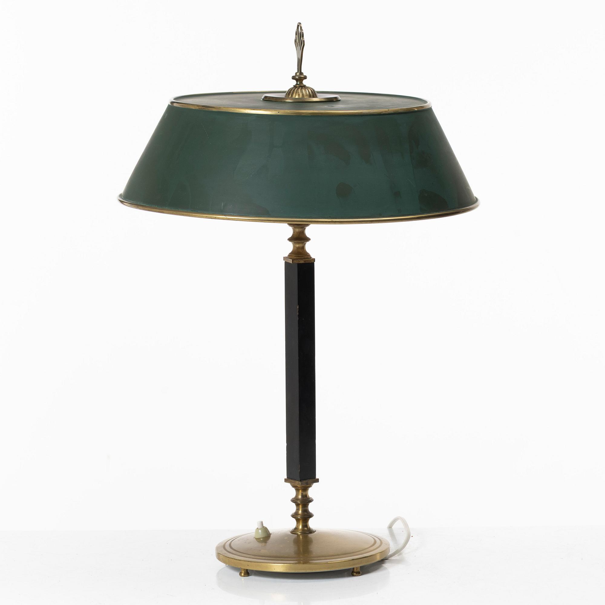 Harald Notini, a model '6942' table lamp from Arvid Böhlmarks Lampfabrik, Sweden, 1930's.