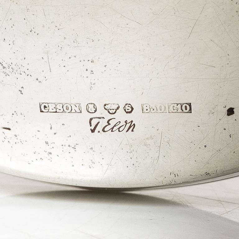 Tore Eldh, A pair of silver candlesticks, Ceson, Gothenburg, 1977.