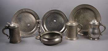 PARTI TENN, 8 delar, 1800-tal.