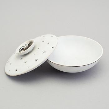 STIG LINDBERG, a lot of seven pieces of "Grazia" items, Gustavsberg 1950/60s.