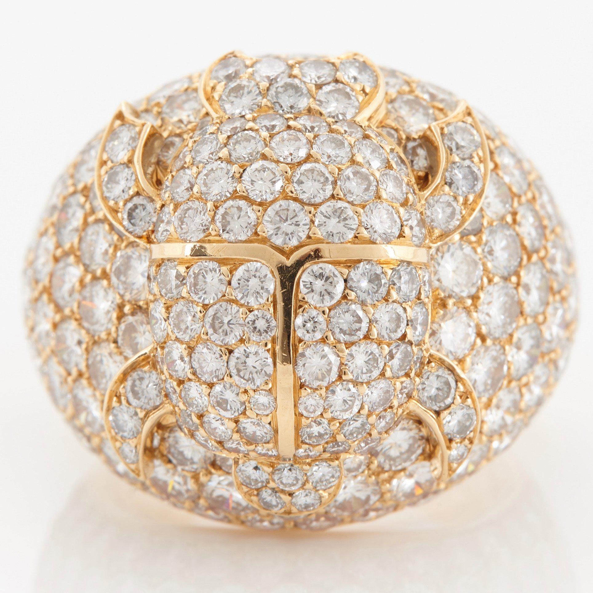 Cartier "Scarab" a ring, special order.