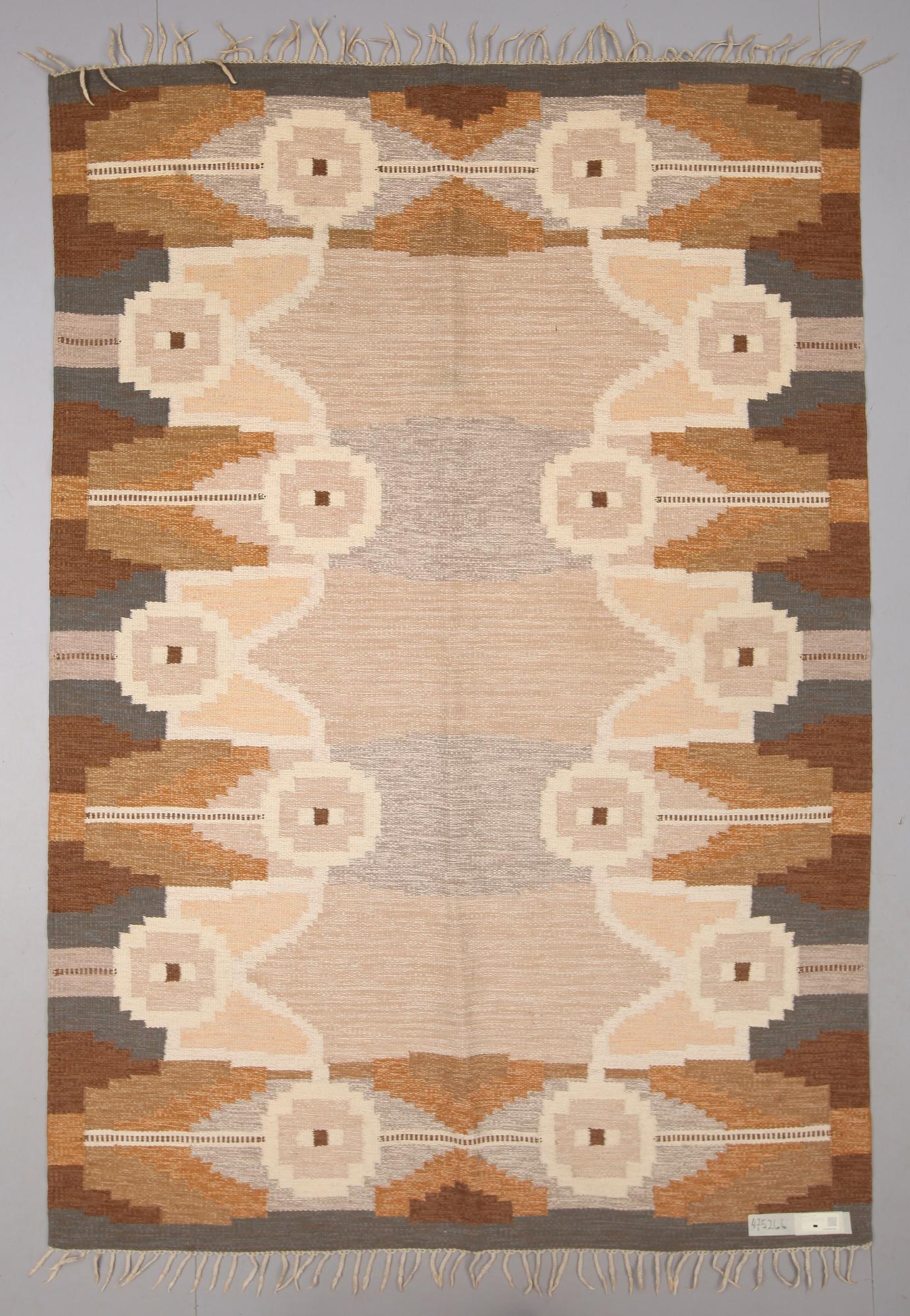 MATTA, rölakan, signerad IS, Ingegerd Silow. 280 x 195 cm.