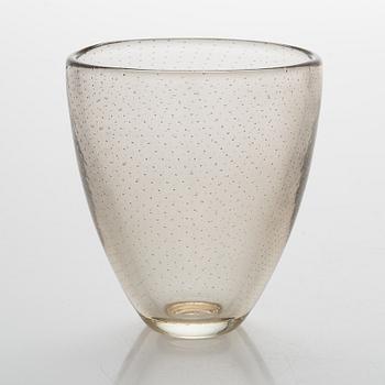 Gunnel Nyman, Glass vase, signed G. Nyman Notsjö 1947.